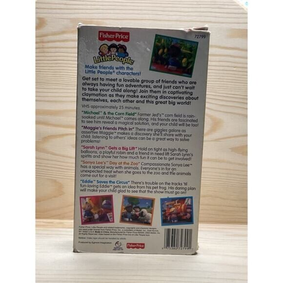 Fisher-Price Little People Big Discoveries VHS Tape Volume 1 - Picture 2 of 7